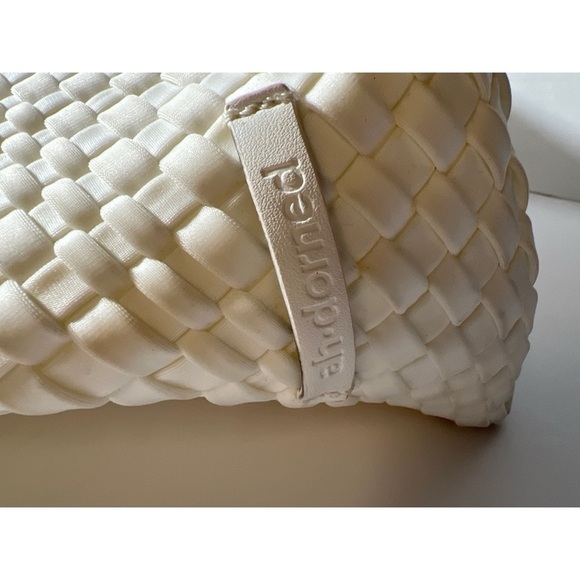 Ah.dorned Elegant Cream Woven Tote Bag - Picture 7 of 14